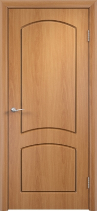 Межкомнатная дверь ПВХ Кэролл, глухая, миланский орех
