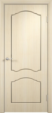 Межкомнатная дверь ПВХ Лилия, глухая, беленый дуб