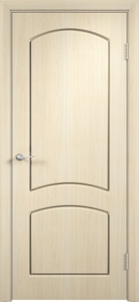 Межкомнатная дверь ПВХ Кэролл, глухая, беленый дуб