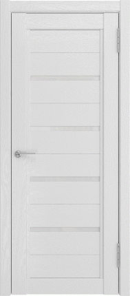 Межкомнатная дверь LH-4, остеклённая, белый снег