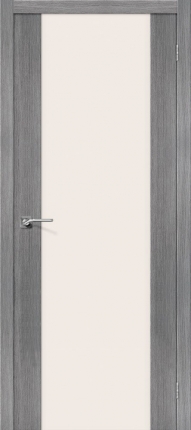 Межкомнатная дверь Порта-13, остеклённая, Grey Veralinga