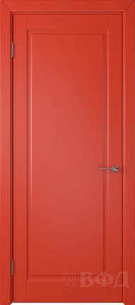 Межкомнатная дверь Гланта, глухая, красный