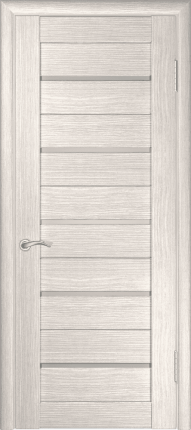 Межкомнатная дверь ЛУ-22, остеклённая, капучино