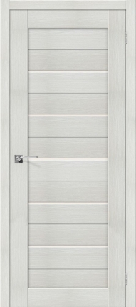 Межкомнатная дверь Порта-22, остеклённая, Bianco Veralinga