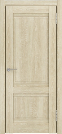 Межкомнатная дверь ЛУ-51, глухая, дуб филадельфия крем