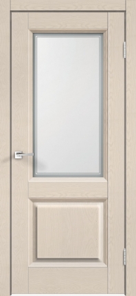 Межкомнатная дверь ALTO 6, остеклённая, ясень капучино SoftTouch