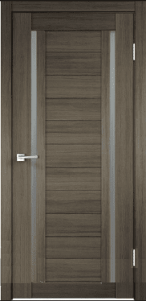 Межкомнатная дверь Duplex 2, остеклённая, серый дуб