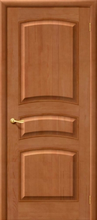 Межкомнатная дверь М 16, глухая, светлый лак