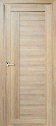 Межкомнатная дверь Палермо М, остеклённая, ольха